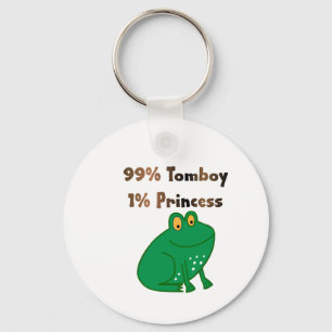99% Tomboy 1% Princess Keychain