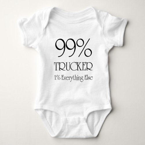 99 Trucker Baby Bodysuit