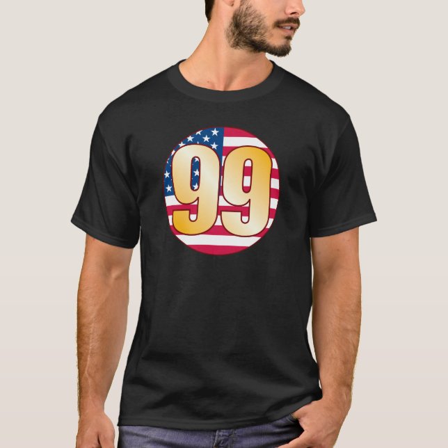 99 USA Gold T-Shirt (Front)