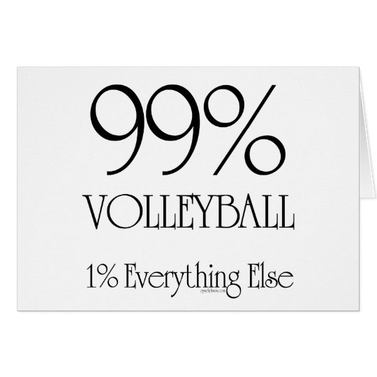 99% Volleyball Card
