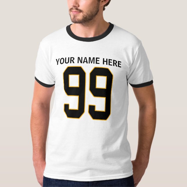 99 WITH CUSTOM NAMES T-Shirt (Front)