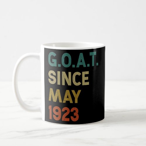 99th Birthday 99 Years Old Goat Since May 1923  Coffee Mug