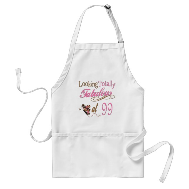 99th birthday adult apron (Front)