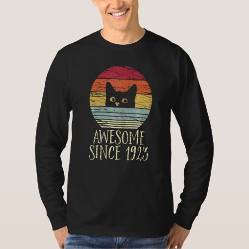99th Birthday Awesome Since 1923 99 Year Old T_Shirt