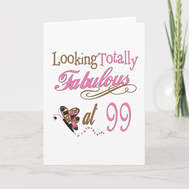 99th birthday card (Front)