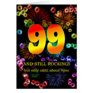 99th Birthday Still Rocking Cards