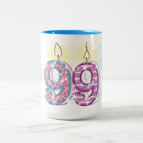 99th Birthday Two_Tone Coffee Mug