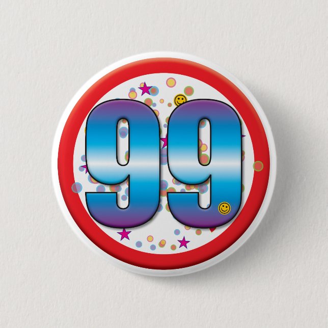 99th Birthday v2 Button (Front)