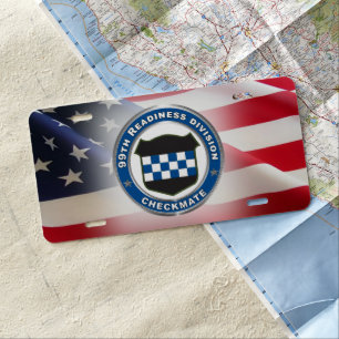 99th Readiness Division License Plate