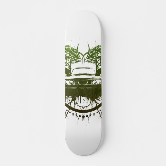 99turbogrunge_organic_bark skateboard deck (Front)