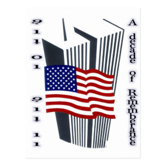 9-11 10th Anniversary Commemorative Postcard