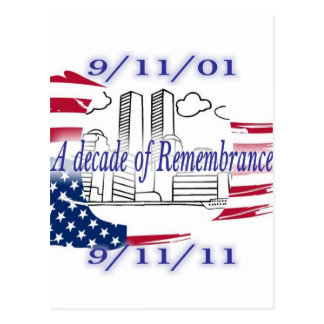 9-11 10th Anniversary Commemorative Postcard