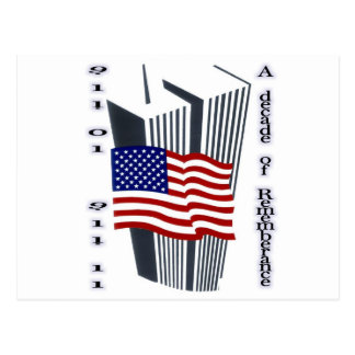 9-11 10th Anniversary Commemorative Postcard