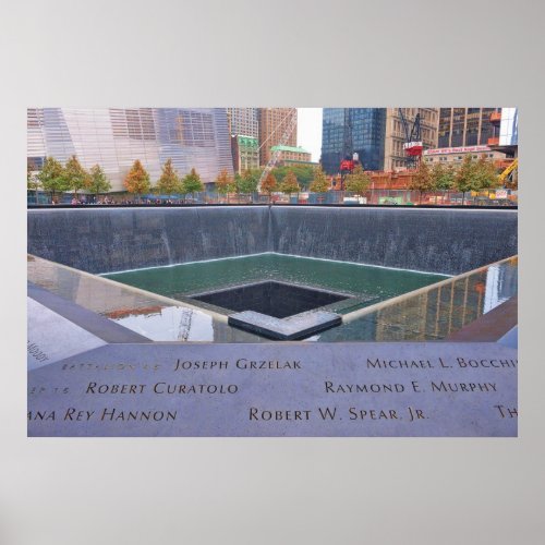 9_11 Ground Zero Memorial Poster