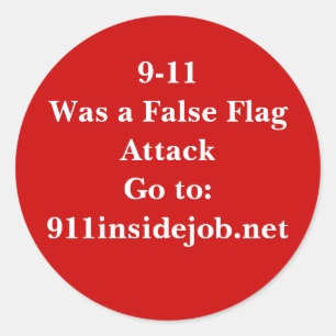 9-11 Inside Job Classic Round Sticker