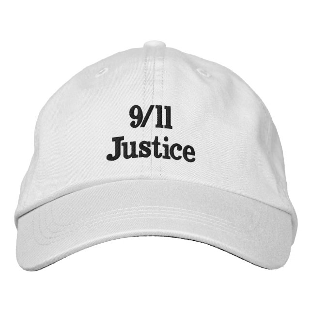 9/11 Justice  Embroidered Baseball Cap (Front)