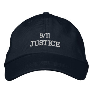 9/11 JUSTICE EMBROIDERED BASEBALL CAP