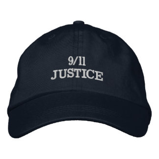 9/11 JUSTICE EMBROIDERED BASEBALL CAP