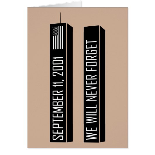 9/11 Memorial Cards (Front)