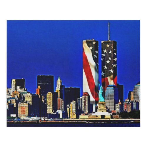 911 Memorial Faux Canvas Print