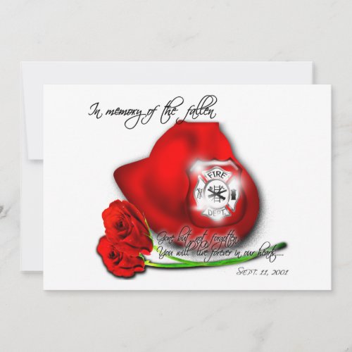 9/11 memorial Invitation