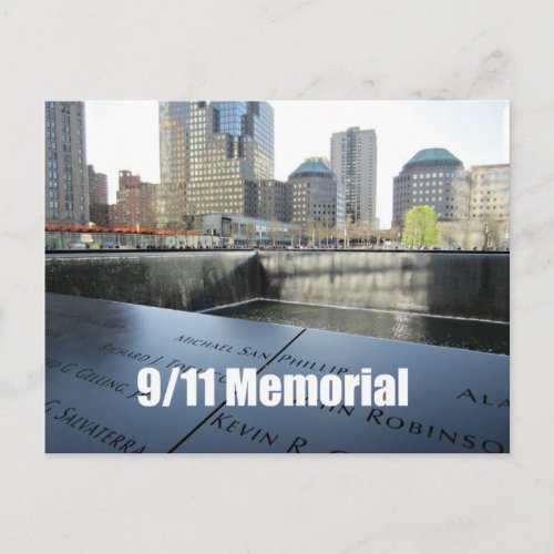 911 Memorial Postcard