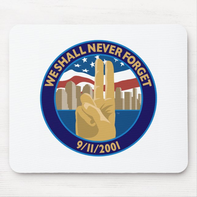 9/11 Memorial Symbol Mouse Pad (Front)