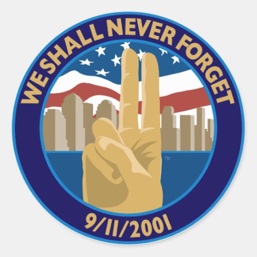 911 Memorial Symbol Sticker