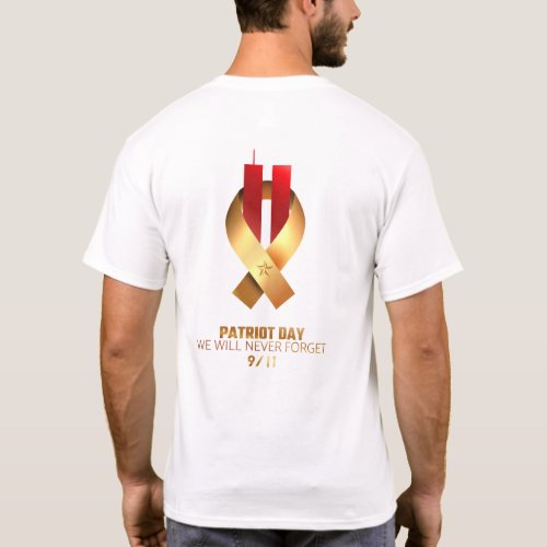 911 Memorial _ We Will Never Forget T_Shirt