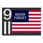 9 11 NEVER FORGET (Front Horizontal)