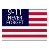 9-11 never forget (Front Horizontal)