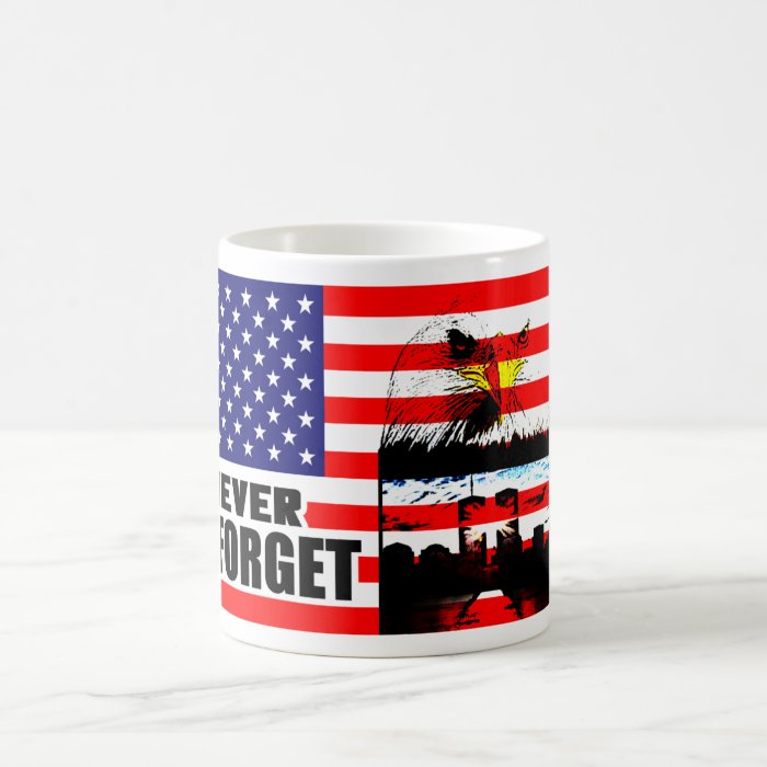 9/11 Never Forget Coffee Mugs