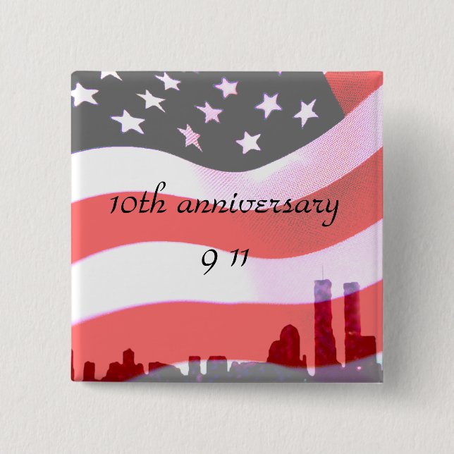 9/11 Remembered_ Button (Front)