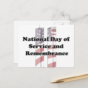 9-11 Remembrance Day - Patriot Day Postcard