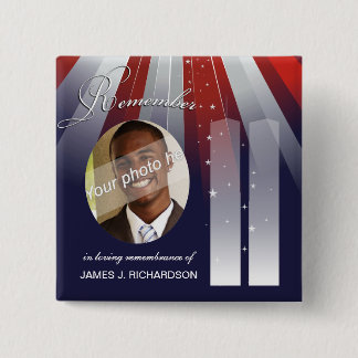 9/11 September 11 - Personalized Photo Pins