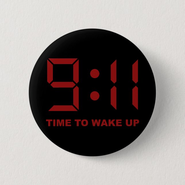 9:11 Time to wake up Pinback Button (Front)