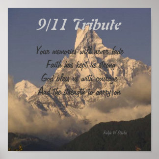 9 11 Memorial Posters | Zazzle