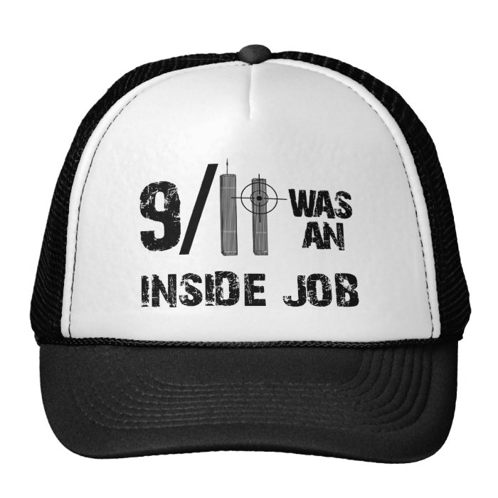 9 11 Truth Official Story Lies Mesh Hat