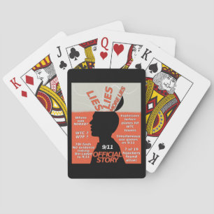 9-11 Truth Official Story Lies Poker Cards