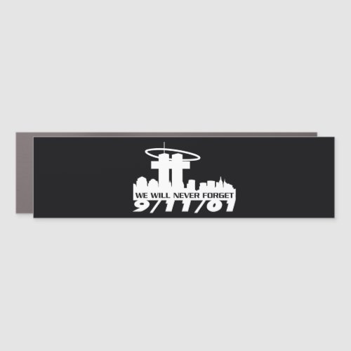 911 Twin Tower Bombing NY Bumper Sticker Car Magnet