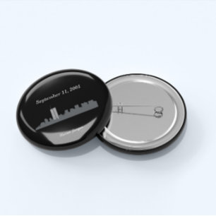 9/11 Vector Memorial Button