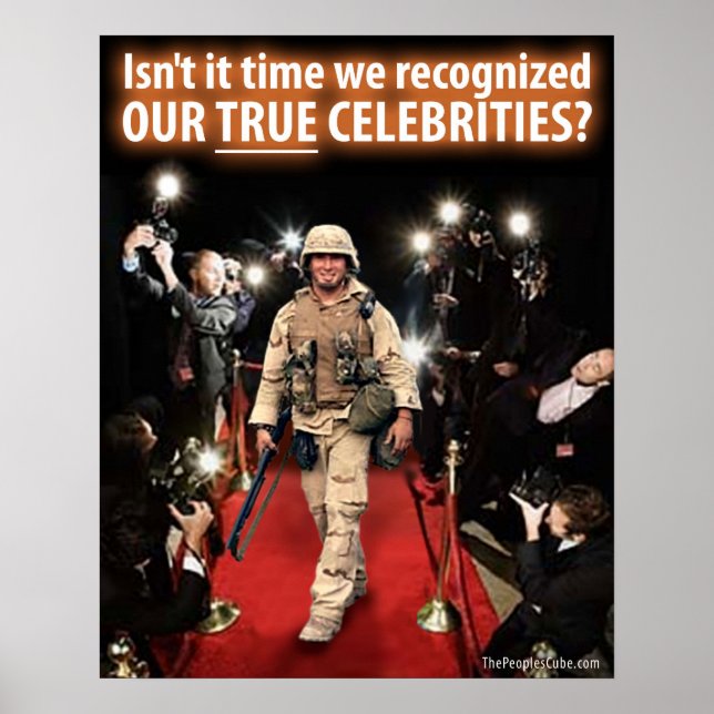 9/11 War - True Celebrities: Protest Poster (Front)