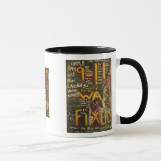 9-11 was fixed (black)  mug