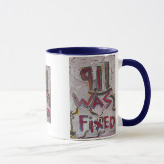 9-11 was fixed (white) mug