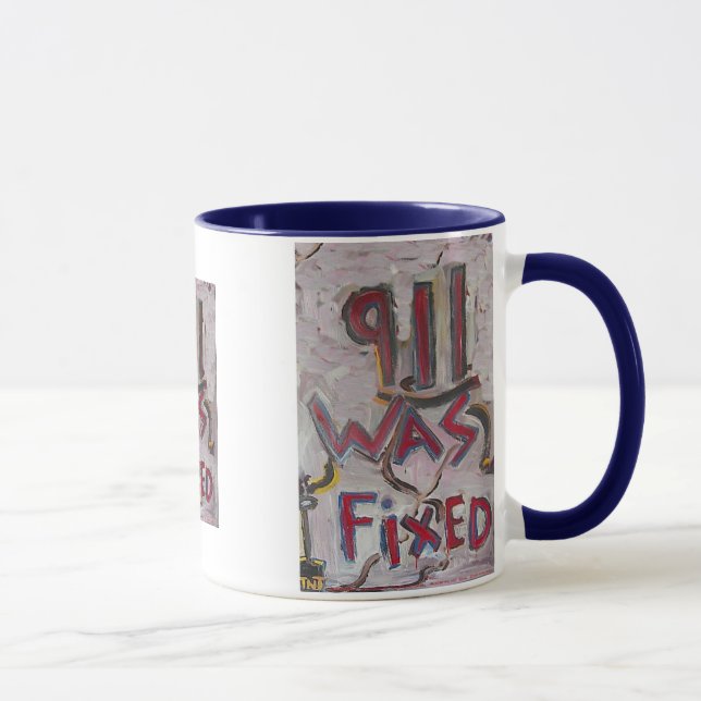 9-11 was fixed (white) mug (Right)
