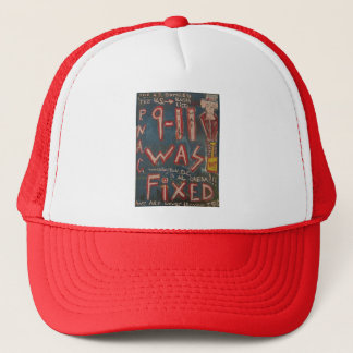 9-11 what has fixed blue trucker hat