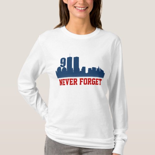 911 WTC _ Never Forget Commemorative Tshirts