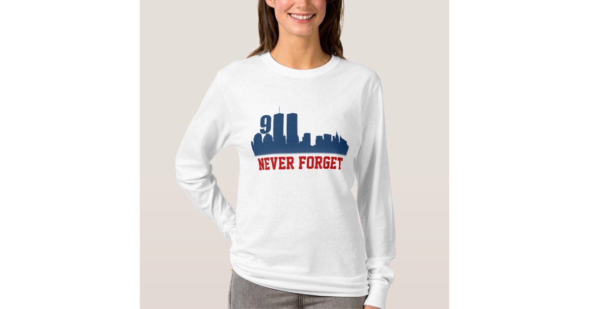 9/11 WTC - Never Forget Commemorative Tshirts | Zazzle