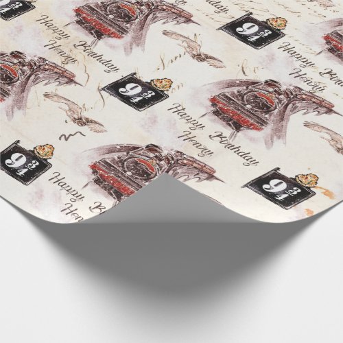 9 34 Train Ride Boys Birthday Gift Wrapping Paper