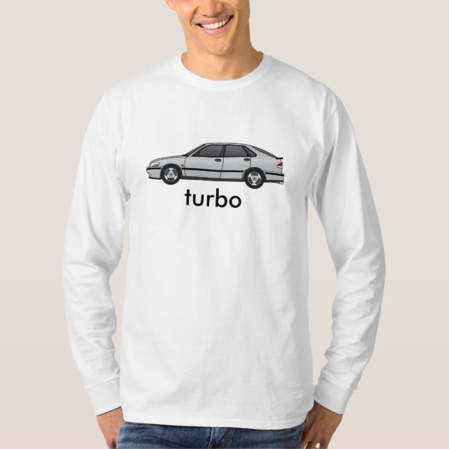 9-3S_silver, turbo T-Shirt (Front)